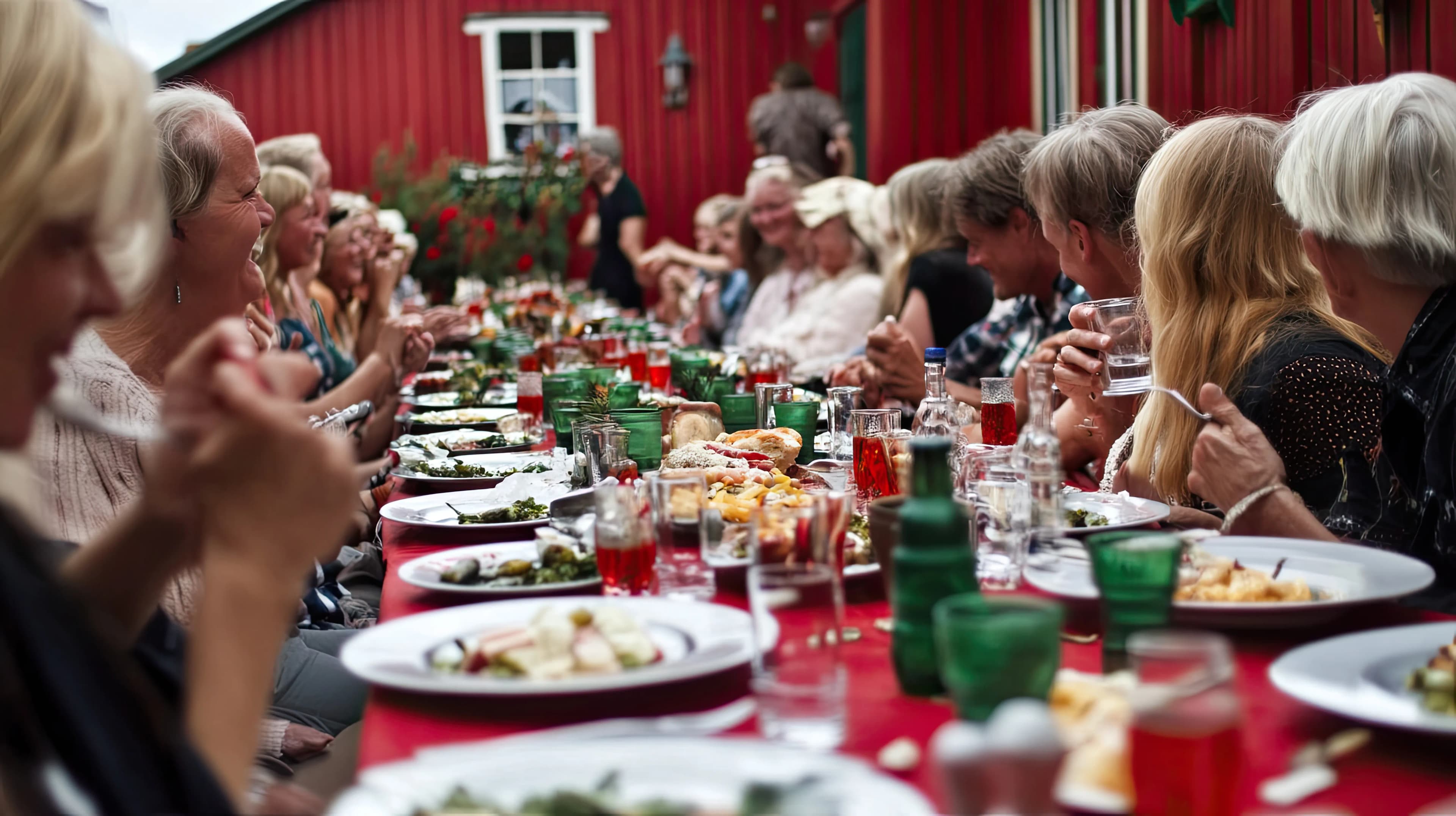 Sløret baggrund af festtype billede